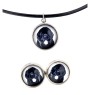 Chien de Terre-neuve, retriever de Terre-Neuve - boîte à bijoux avec votre photo, ensemble collier et boucles d'oreilles, produits personnalisés de la marque Art-Dog