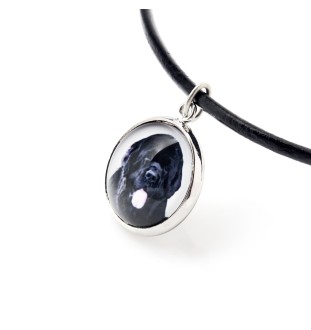 Chien de Terre-neuve, retriever de Terre-Neuve - boîte à bijoux avec votre photo, ensemble collier et boucles d'oreilles, produits personnalisés de la marque Art-Dog