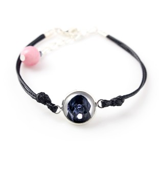 Neufundländer, Newfoundland - Armband in einer Schachtel mit Ihrem Foto, femininer Schmuck, ein ausgezeichnetes Geschenk der Marke Art-Dog.