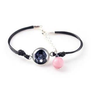 Neufundländer, Newfoundland - Armband in einer Schachtel mit Ihrem Foto, femininer Schmuck, ein ausgezeichnetes Geschenk der Marke Art-Dog.
