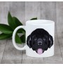 Newfoundland, Newfs, Newfies - cup with a geometric dog image and the inscription Art-Dog