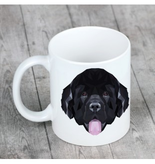 Nowofundland kubek geometryczny Art-Dog