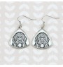 Newfoundland, Newfs, Newfies - dog earrings, hanging earrings with a picture, personalized jewelry with Art-Dog brand print