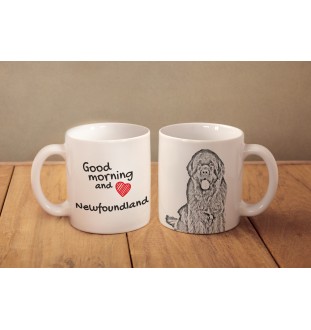 Neufundländer, Newfoundland - Tasse mit Hund, Tasse mit Bild, personalisiertes Geschenk der Marke Art-Dog