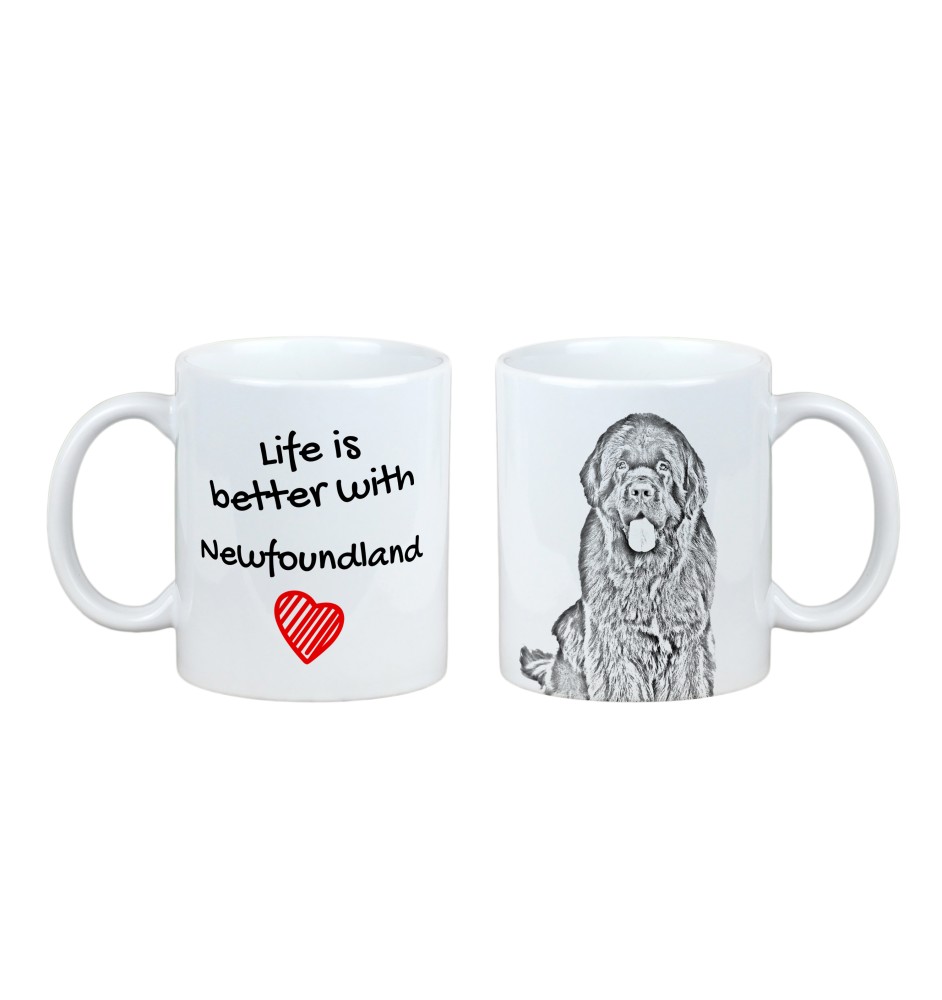 Chien de Terre-neuve, retriever de Terre-Neuve - tasse avec chien, tasse avec photo, cadeau personnalisé de la marque Art-Dog