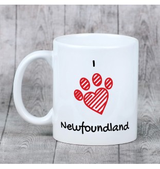 Newfoundland, Newfs, Newfies - cup with a dog, cute cup with graphics, a gift with your photo from the Art-Dog brand