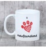 Newfoundland, Newfs, Newfies - cup with a dog, cute cup with graphics, a gift with your photo from the Art-Dog brand