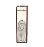 Newfoundland, Newfs, Newfies - wine box with a dog, alcohol box with graphics, personalized gift box from the Art-Dog brand