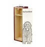 Chien de Terre-neuve, retriever de Terre-Neuve - boîte à vin avec chien, boîte à alcool avec graphisme, boîte cadeau personnalisée de la marque Art-Dog