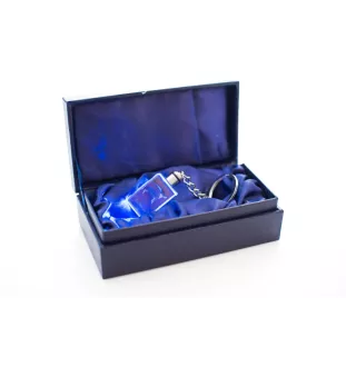 Bull Terrier - Porte-clés en cristal avec photo de chien, porte-clés lumineux, cadeau unique de la marque Art-Dog