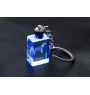 Bull Terrier, Bully - Crystal key ring with dog photo, illuminated key ring, unique gift by Art-Dog brand