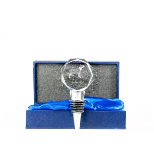 Bull Terrier, Bully - Bottle stopper, crystal wine stopper with photo, personalised gift for bartender by Art-Dog brand