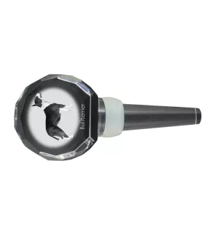 Bulterier grubszy stopper do wina z psem Art-Dog