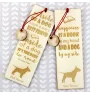 Bull Terrier - marque-page pour livre avec chien, marque-page personnalisé, cadeau pour les amateurs de livres de la marque Art-Dog