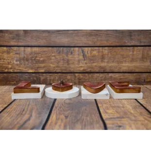 Bull Terrier, Bully I - wooden LOVE sign, interior decoration with a dog, charming ornament for the shelf by Art-Dog brand