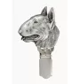 Bull Terrier - broche avec pince, support pour numéro de départ, épingle argentée pour exposition de chiens de la marque Art-Dog