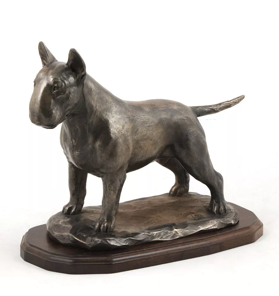 Bull Terrier, Bullterrier - exklusive Hundestatue, luxuriöse Innenraumgestaltung, limitierte Auflage von Figuren der Marke Art-Dog