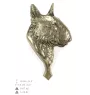 Bull Terrier, Bullterrier - Türklopfer in Form eines Hundekopfes, Messing-Türklopfer, Retro-Dekoration an der Tür der Marke Art-Dog