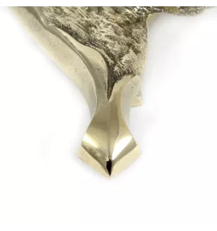 Bull Terrier, Bullterrier - Türklopfer in Form eines Hundekopfes, Messing-Türklopfer, Retro-Dekoration an der Tür der Marke Art-Dog