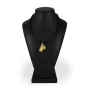 Bull Terrier, Bully I - keychain and necklace with a dog in a box, high-quality gold-plated product, Art-Dog brand