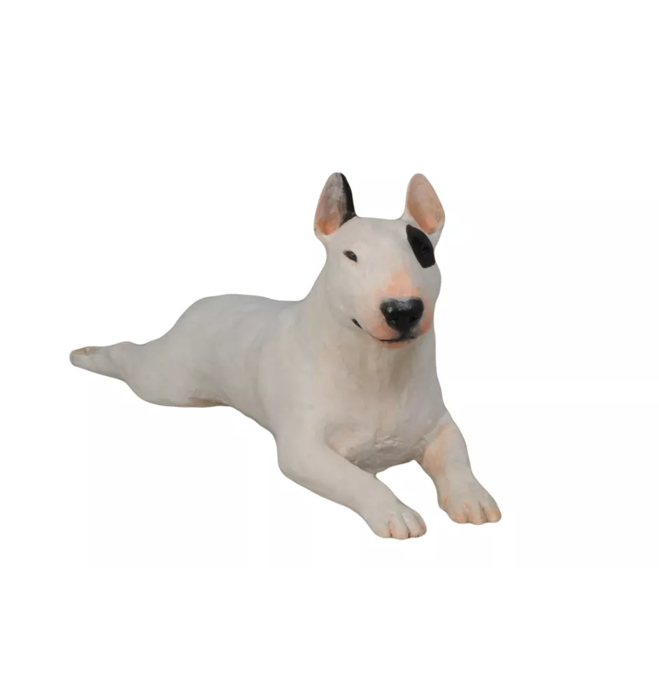 Bull Terrier, Bully - painted figurine, statue, figure, made by the artist, brand Art-Dog