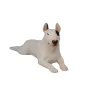 Bull Terrier, Bullterrier - bemalte Figur, Statue, Skulptur, vom Künstler hergestellt, Marke Art-Dog