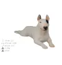 Bull Terrier - figurine peinte, statue, sculpture, réalisée par l'artiste, marque Art-Dog