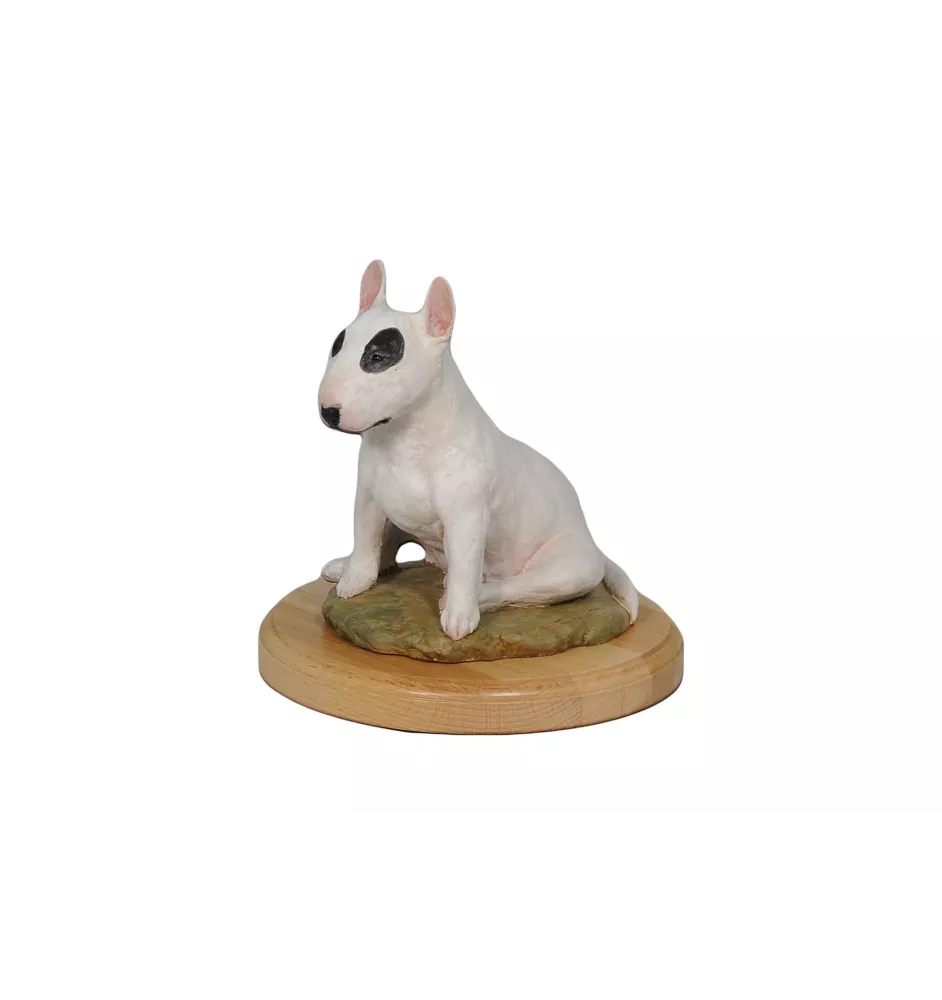 Bull Terrier, Bully IV - painted figurine, statue, figure, made by the artist, brand Art-Dog