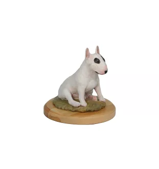 Bull Terrier IV - figurine peinte, statue, sculpture, réalisée par l'artiste, marque Art-Dog