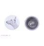 Bull Terrier - boucles d'oreilles uniques avec un chien, votre animal de compagnie sur un porte-clés, marque propre Art-Dog