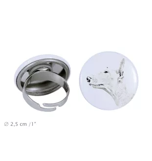 Bull Terrier - bijoux pour femmes avec l'image d'un chien, produit fait à la main, possibilité d'ajouter sa propre photo, marque Art-Dog