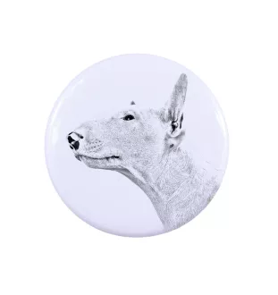 Bull Terrier - badge avec votre chien, ajoutez votre propre photo, marque Art-Dog