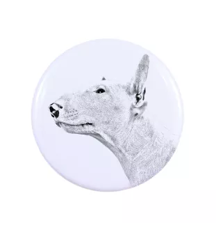 Bull Terrier, Bullterrier - Anstecknadel mit Ihrem Hund, fügen Sie Ihr eigenes Foto hinzu, Marke Art-Dog