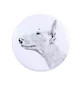 Bull Terrier, Bullterrier - Anstecknadel mit Ihrem Hund, fügen Sie Ihr eigenes Foto hinzu, Marke Art-Dog