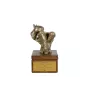 Bull Terrier, Bully I - urn for dog ashes with a statuette, small urn for a dog, personalized urn with a bust of a dog by Art-Dog brand