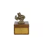 Bull Terrier, Bully III - urn for dog ashes with a statuette, small urn for a dog, personalized urn with a bust of a dog by Art-Dog brand