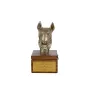 Bull Terrier IV - urne pour les cendres du chien avec une statuette, petite urne pour chien, urne personnalisée avec le buste du chien de la marque Art-Dog