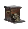 Bull Terrier, Bully III - urn for dog ashes with a statuette, elegant urn for a dog, unique urn with a bust of a dog by Art-Dog brand