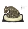 Bull Terrier, Bullterrier II - Hundestatue, Hundesilhouettefigur, Trophäe für die Hundeausstellung der Marke Art-Dog