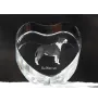 Bull Terrier - une photo de chien dans un cristal, un cœur en cristal, un cadre photo exceptionnel de la marque Art-Dog