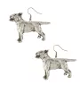 Bull Terrier, Bully I - hanging earrings with dogs, charming jewelry for a dog mom, a gift for a girl from the Art-Dog brand