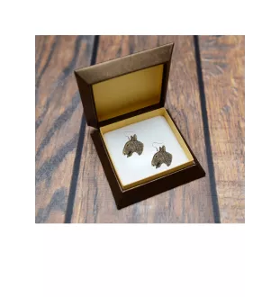 Bull Terrier, Bully III - hanging earrings with dogs, charming jewelry for a dog mom, a gift for a girl from the Art-Dog brand