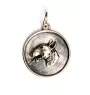 Bull Terrier II - collier avec chien, pendentif pour maman de chien, bijoux uniques de la marque Art-Dog