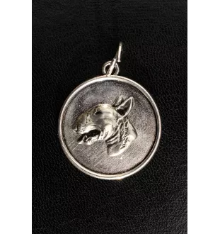 Bull Terrier II - collier avec chien, pendentif pour maman de chien, bijoux uniques de la marque Art-Dog