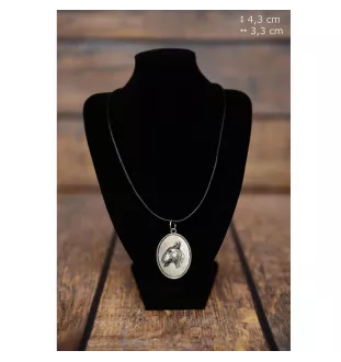 Bull Terrier III - collier avec chien, pendentif pour maman de chien, bijoux uniques de la marque Art-Dog