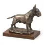 Bull Terrier - une statuette de chien, une figurine en marbre blanc, un trophée pour l'exposition de chiens de la marque Art-Dog