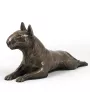 Bull Terrier, Bully IV - dog figurine, statue on white marble, trophy for Art-Dog dog show exhibition