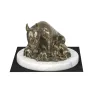 Bulterier statuetka na jasnym kamieniu Art-Dog