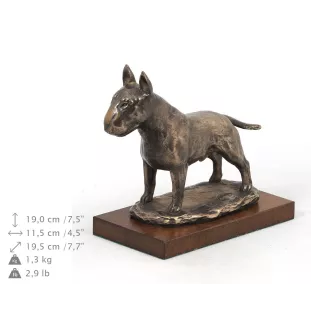 Bull Terrier - statuette de chien, figurine de silhouette de chien, trophée pour exposition de chiens de la marque Art-Dog