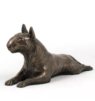 Bulterier statuetka na piaskowym kamieniu Art-Dog